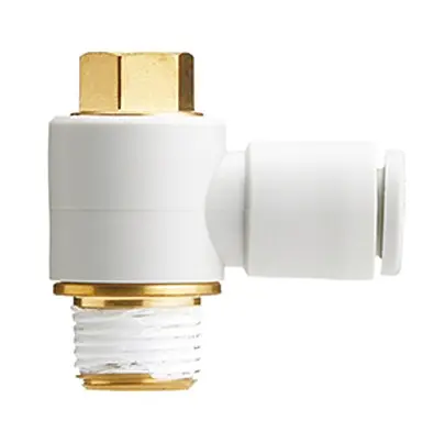 Produktfoto 1 von SMC KQ2 KQ2V04-M5A-X35 M5-Außengewinde Mit Gewinde, M.Loch ø 6 mm, 1 Mpa