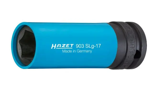 Produktfoto 1 von HAZET 1/2 in, 17 mm Sechskant Schlag-Steckschlüssel lang, 87 mm