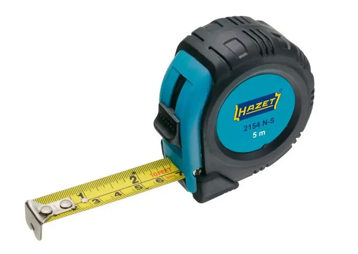 Produktfoto 1 von HAZET 2154N Maßband, L. 5000 mm Zoll, Metrisch 19 mm