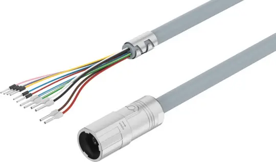 Produktfoto 1 von Festo NEBM Motor-Zubehör 8195460 Motorkabel für Servoantriebe