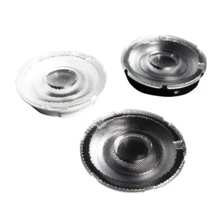 Produktfoto 1 von Ledil Amy 70 LED Linse 1-LEDs Rund aus Polymethylmethacrylat Breit, Klar 60 °, Ø 69.9 mm x 12.8 mm