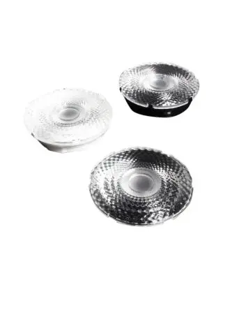 Produktfoto 1 von Ledil Amy 70 LED Linse 1-LEDs Rund aus Polymethylmethacrylat Elliptisch, Klar 24 °, Ø 69.9 mm x 12.8 mm