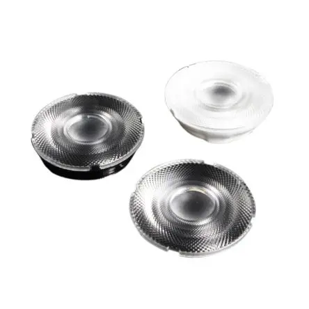 Produktfoto 1 von Ledil Amy 50 LED Linse 1-LEDs Rund aus Polymethylmethacrylat Elliptisch, Klar 24 °, Ø 49.9 mm x 10.9 mm