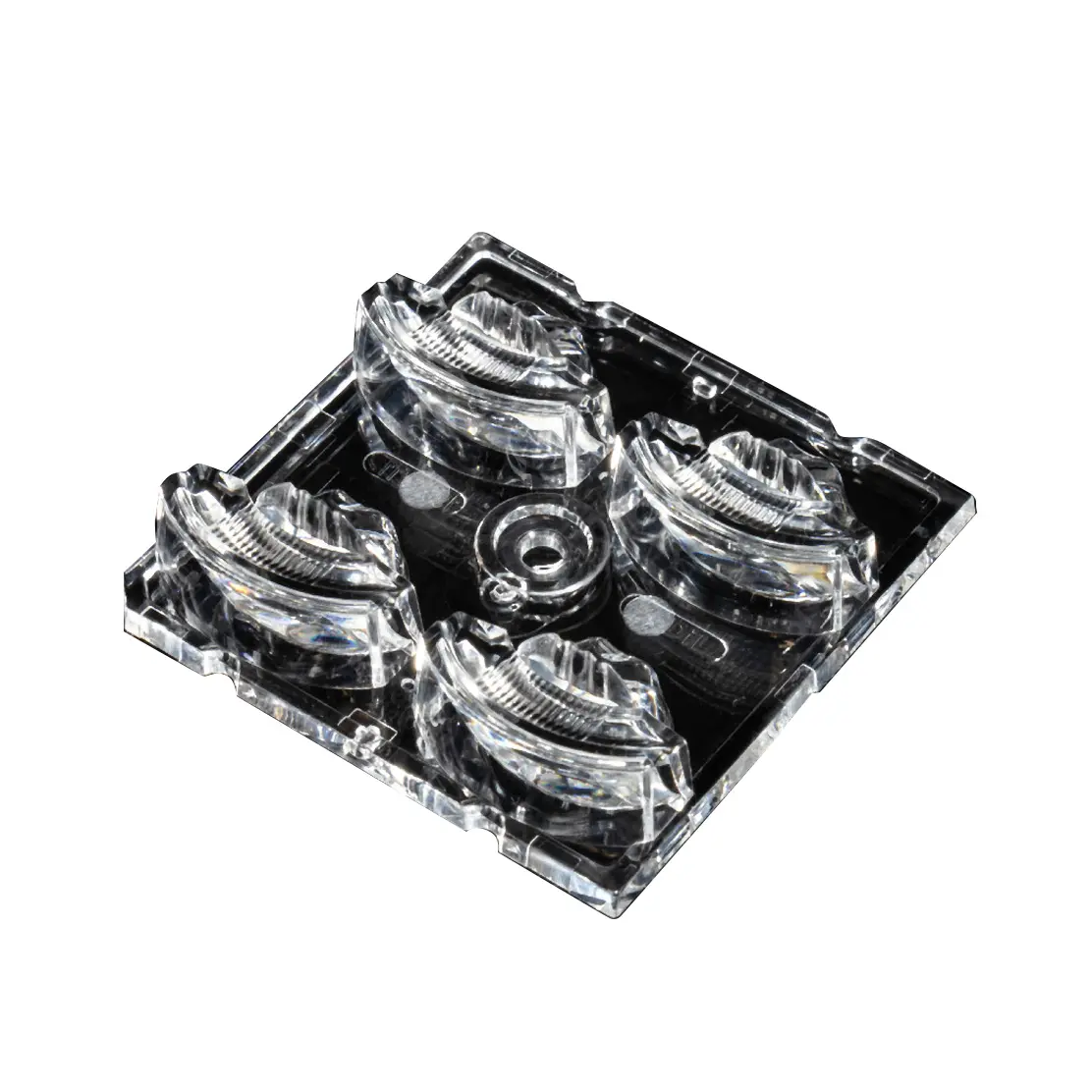 Produktfoto 1 von Ledil Strada 2x2 LED Linse Quadratisch aus PMMA, Klar