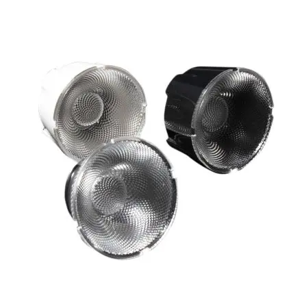 Produktfoto 1 von Ledil Yasmeen 50 LED Linse 1-LEDs Rund aus Polymethylmethacrylat Elliptisch, Klar 26 °, Ø 49.9 mm x 27.6 mm