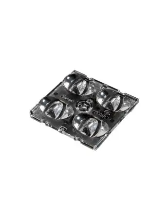 Produktfoto 1 von Ledil Strada 2x2 LED Linse 1-LEDs Vierkant aus Polymethylmethacrylat Fledermausflügel, Klar x 9.7 mm