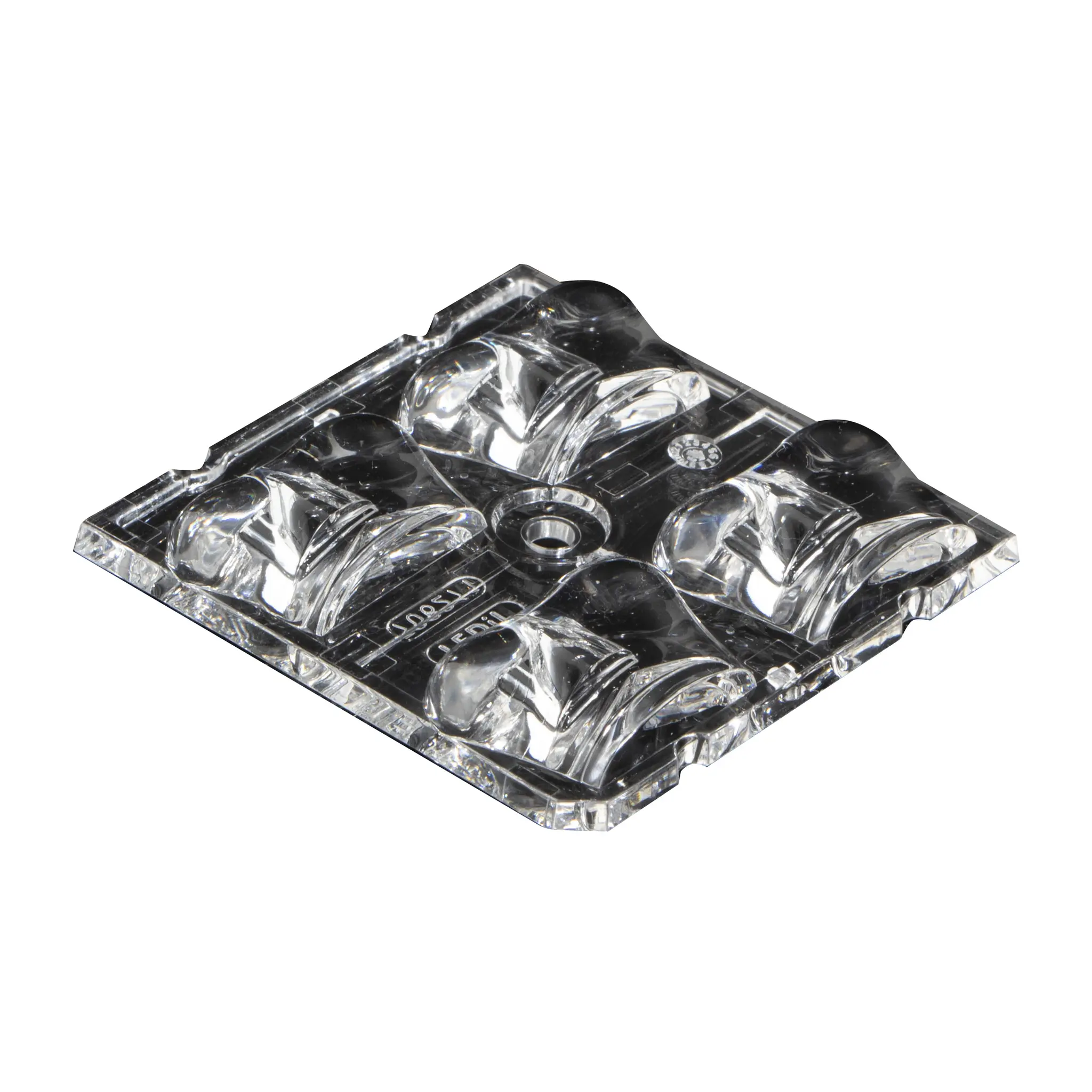Produktfoto 1 von Ledil Strada 2x2 LED Linse Quadratisch aus PMMA, Klar