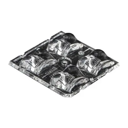 Produktfoto 1 von Ledil Strada 2x2 LED Linse 1-LEDs Vierkant aus Polymethylmethacrylat Fledermausflügel, Klar x 7.4 mm