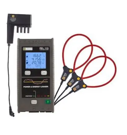 Produktfoto 1 von Chauvin Arnoux P01300004 Energiemonitor Leistung, Strom, Spannung Datenprotokolliergerät, WLAN, Ethernet, USB 6-Kanal