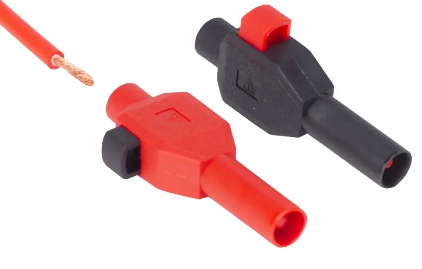 Produktfoto 1 von Sefram Datenerfassungszubehör Bananenstecker für DAS1800