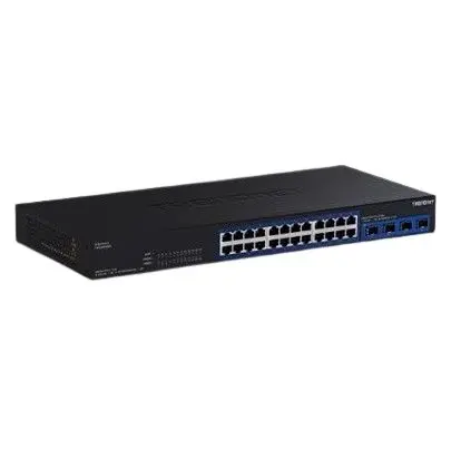 Produktfoto 1 von Trendnet TEG-S50284 Schalter 28-Port Netzwerkschalter