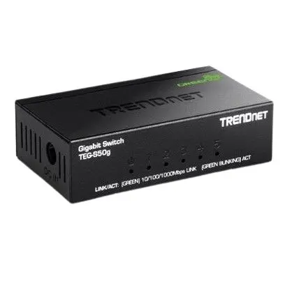 Produktfoto 1 von Trendnet TEG-S50g Gigabit-Switch 5-Port Netzwerkschalter