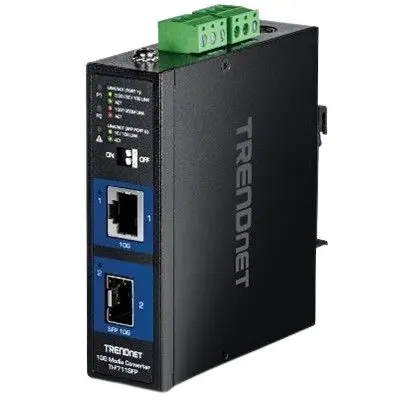 Produktfoto 1 von Trendnet Ethernet-Medienkonverter 10000Mbps, Multimodus 20 Gbps, Anschluss: SFP, RJ45