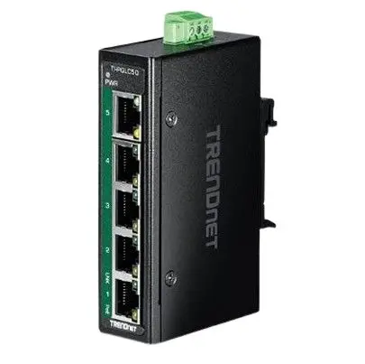 Produktfoto 1 von Trendnet TI-PGLC50 Gigabit-Switch PoE 5-Port Netzwerkschalter