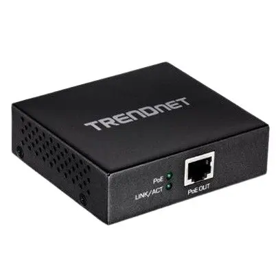 Produktfoto 1 von Trendnet PoE Injektor 240 V Input / 48 V dc Output, 0.75 A 36 W 1 Port 86 mm L. 79 mm B. 25 mm T.