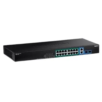 Produktfoto 1 von Trendnet TPE-TG182F Gigabit-Switch PoE 18-Port Netzwerkschalter