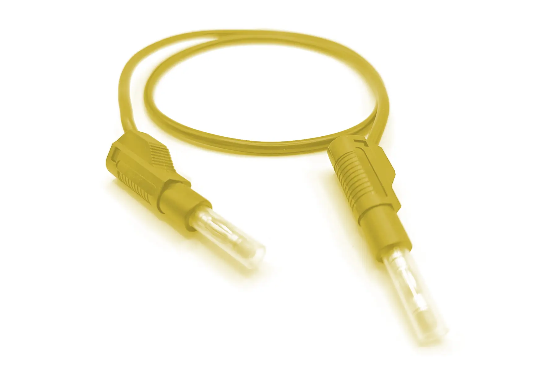 Produktfoto 1 von Mueller Electric Messleitung 32A Stecker, Gelb Polyvinylchlorid-isoliert 1 m, 600 V