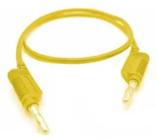 Produktfoto 1 von Mueller Electric Messleitung 32A Stecker, Gelb Polyvinylchlorid-isoliert 0.5 m, 30 V ac