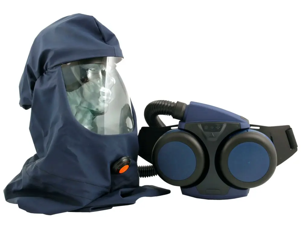Sundstrom Druckluft-Atemgerät H06 mit 2 Filter Kopf-Stoßschutz
