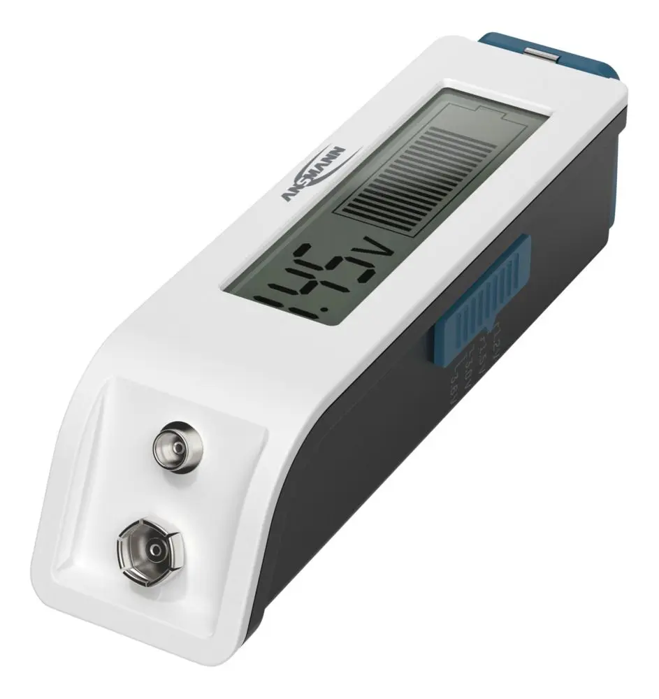Produktfoto 1 von Ansmann 1900-0110-520 Batterietester für 1.5 V, 9V, AA, AAA, C, D Li-Ion Akkus/Batterien