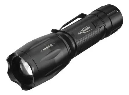 Produktfoto 1 von Ansmann Taschenlampe LED Schwarz, 90 lm, 144 mm