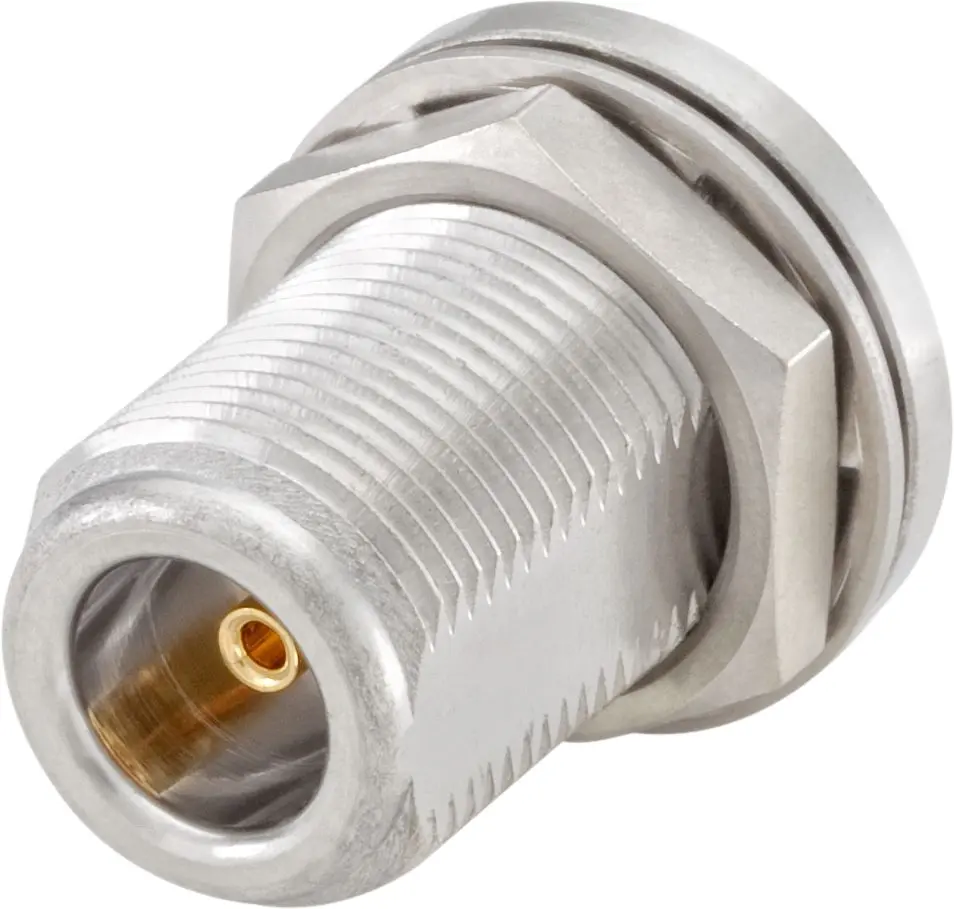 Rosenberger 53K504 Buchse RF-Steckverbinder SMA-Steckverbinder, Schott, für Koaxial-Kabel, 50 Ω Lot Tafelmontage Typ,