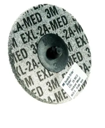 Produktfoto 1 von 3M XL-UR EXL Entgratungsscheiben Aluminiumbeschichtet Roloc-Befestigungssystem Mittel, 76.2 mm, 15100 U/min