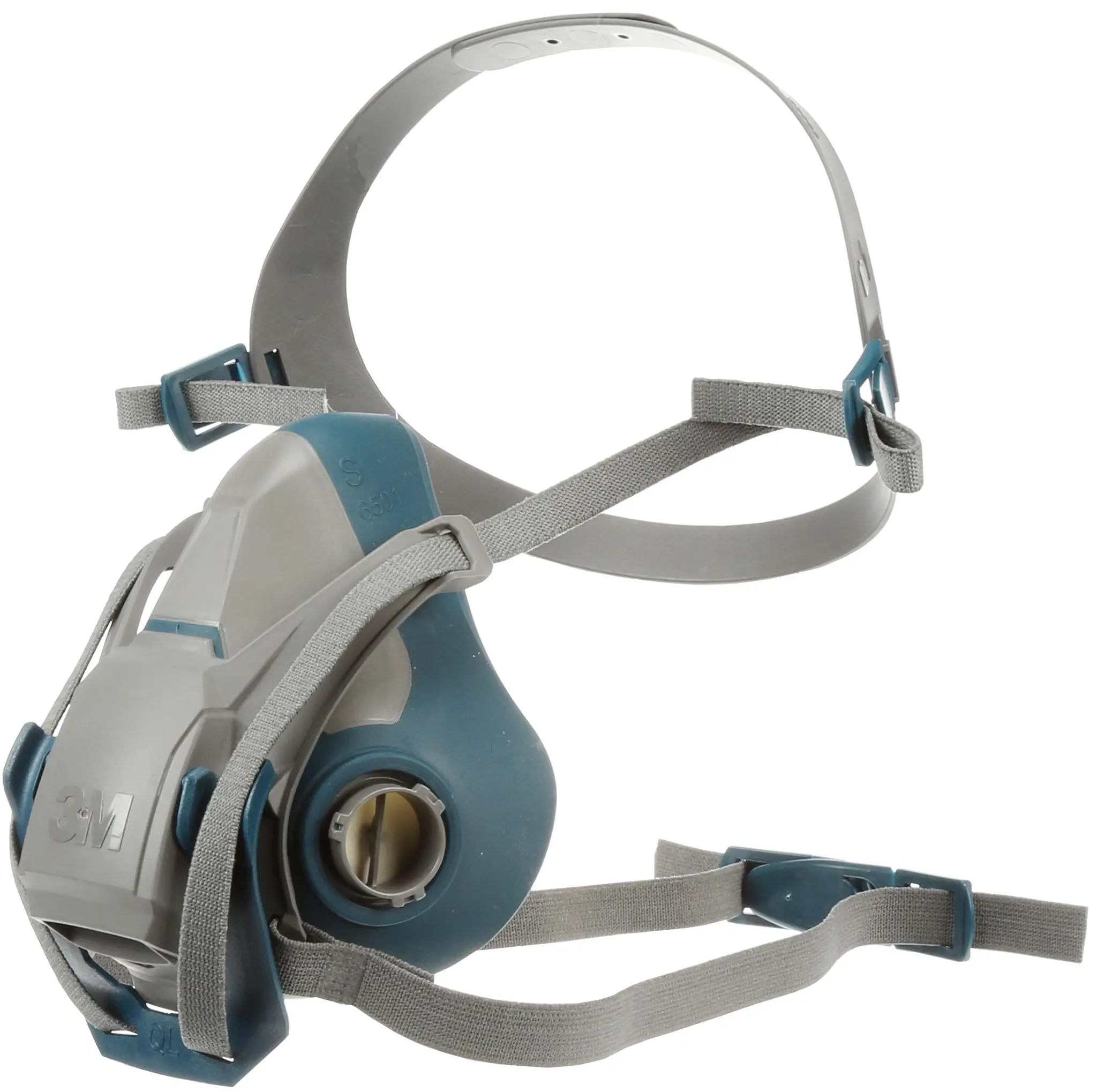 Produktfoto 1 von 3M 6500 Atemmaske M, Atmenschutz-Halbmaske, Grau
