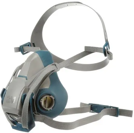 Produktfoto 1 von 3M 6500 Atemmaske M, Atmenschutz-Halbmaske, Grau