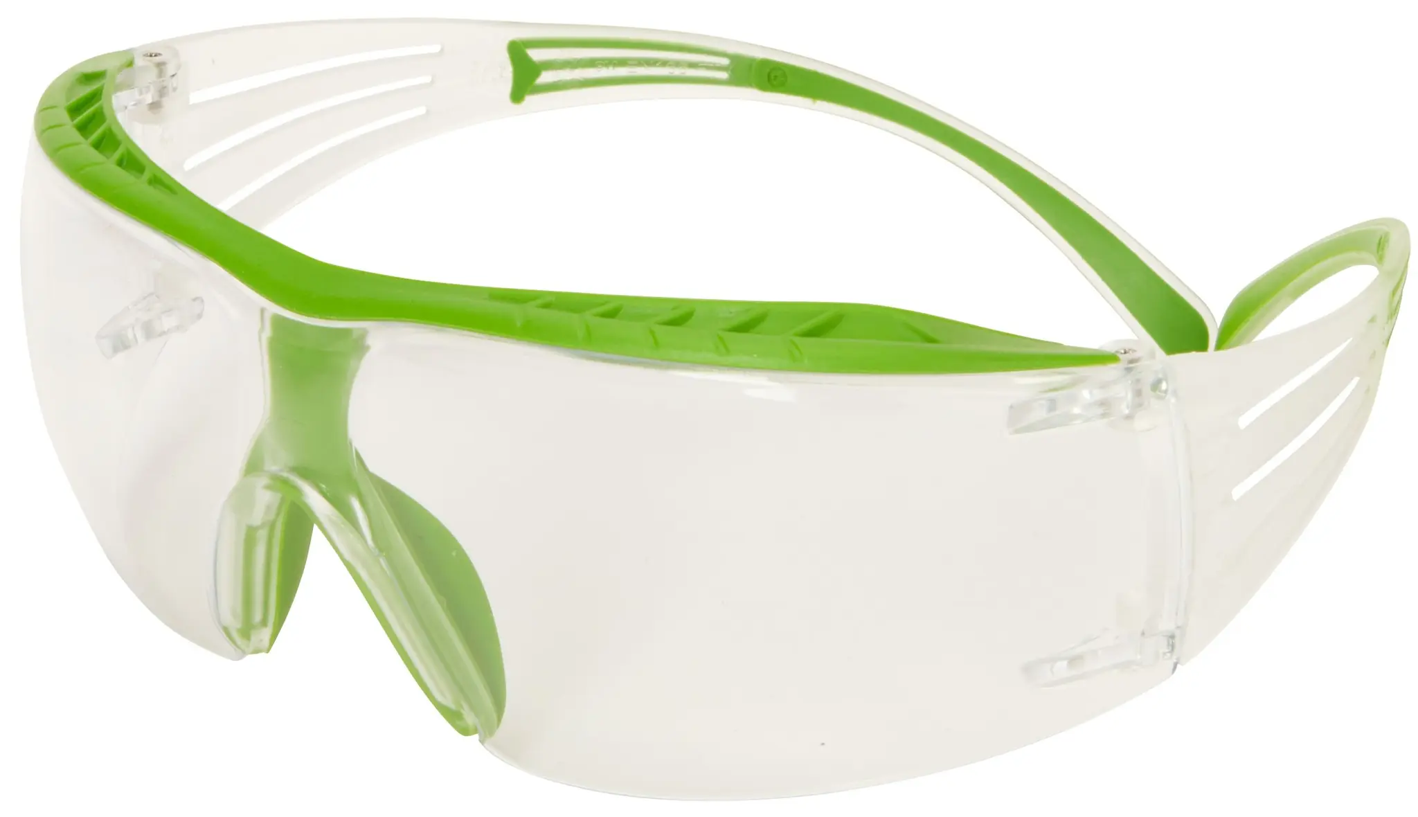 Produktfoto 1 von 3M SecureFit 400 Schutzbrille Linse Klar UV-Beständigkeit Klar, Grün Polycarbonat