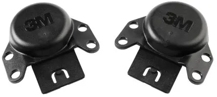 Produktfoto 1 von 3M, Kunststoff Schutzhelm-Visierträger Schwarz für Kopfschutz von 3M