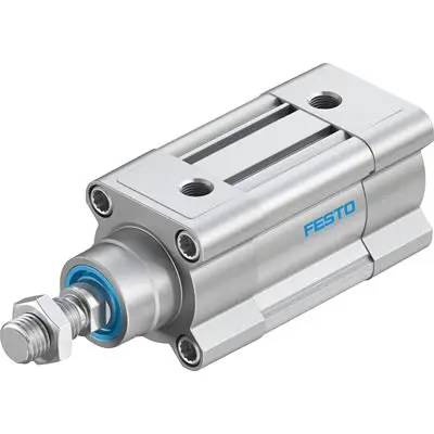 Produktfoto 1 von Festo DSBC 1463766 Doppeltwirkender Zylinder Doppeltwirkend, Bohrung Ø 50 mm, bis 12 bar