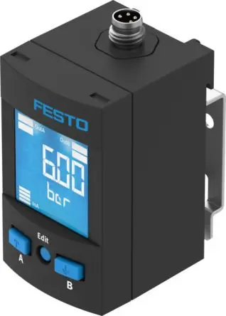 Produktfoto 1 von Festo SPAU Relativ Drucksensor -1 bar, Analog 10 bar, für Relativdruck