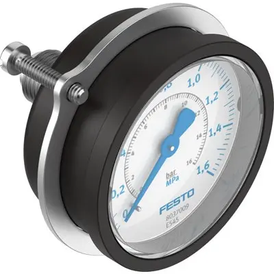 Produktfoto 1 von Festo Manometer 0 bar → 16 bar 2.5 μm ABS Gehäuse G 1/4