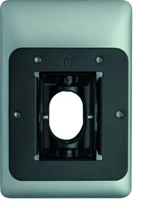 Produktfoto 1 von ABUS Security-Center CCTV-Zubehör Außenkamera FX für Tür Gegensprechanlage Metall, H. 126 mm, T. 46.5 mm, B. 84mm