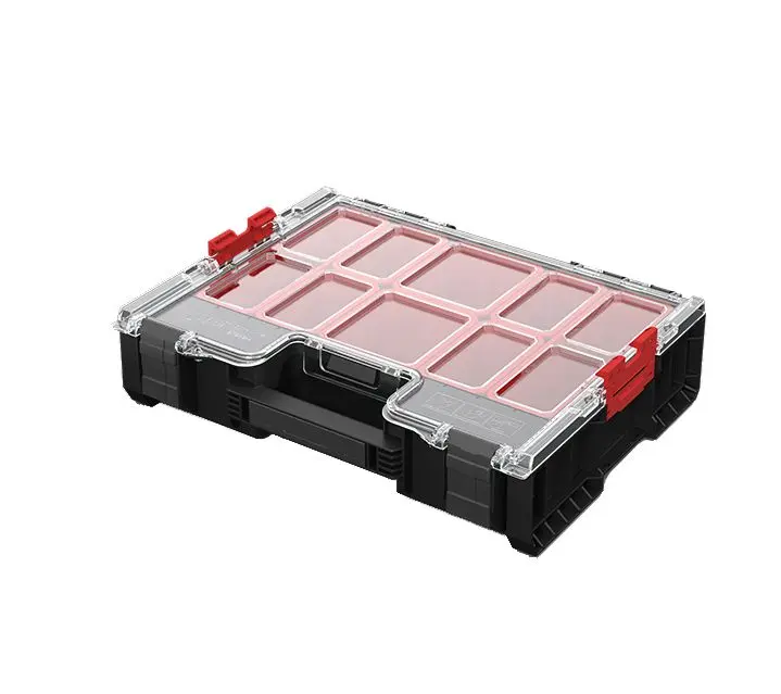 Produktfoto 1 von RS PRO Kunststoff Werkzeugkasten und Werkzeugkoffer, L. 450 mm B. 358 mm H. 110 mm
