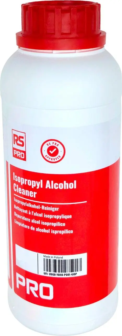 Produktfoto 1 von RS PRO Elektronischer Reiniger, Flasche, 1 L