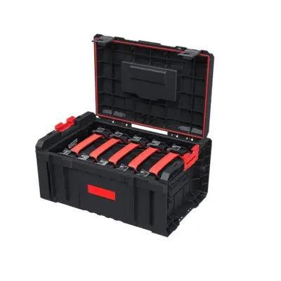 Produktfoto 1 von RS PRO Kunststoff Werkzeugkasten und Werkzeugkoffer, L. 450 mm B. 331 mm H. 240 mm