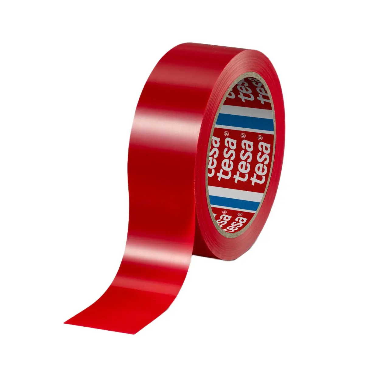 Produktfoto 1 von Tesa Tesa Polyvinylchloridfolie Abdeckband Rot, Stärke 60 μm Naturgummi-Kleber