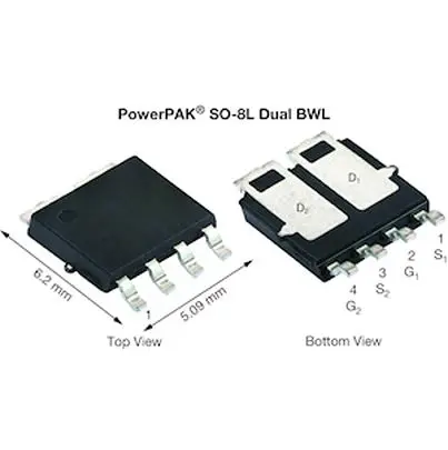 Produktfoto 1 von Vishay SQJ738EP Zweifach N-Kanal, Oberfläche Einfache MOSFETs Erweiterung 40 V / 123 A 93 W, 4-Pin PowerPAK