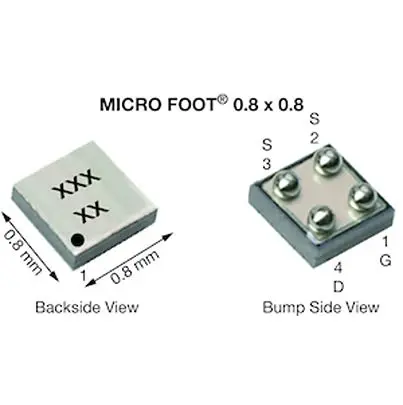 Produktfoto 1 von Vishay SI8818EDB N-Kanal, Oberfläche Einfache MOSFETs Erweiterung 30 V / 2.2 A 0.9 W, 4-Pin PowerPAK