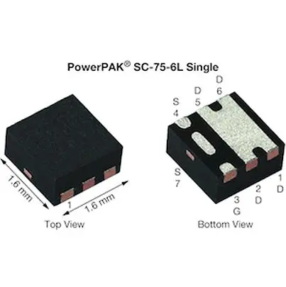 Produktfoto 1 von Vishay SIB4122DK N-Kanal, Oberfläche Einfache MOSFETs Erweiterung 100 V / 5.9 A 12.5 W, 7-Pin PowerPAK