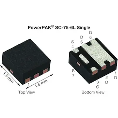 Produktfoto 1 von Vishay SIB4122DK Typ N-Kanal, Oberfläche Einfache MOSFETs Erweiterung 100 V / 5.9 A 12.5 W, 7-Pin PowerPAK