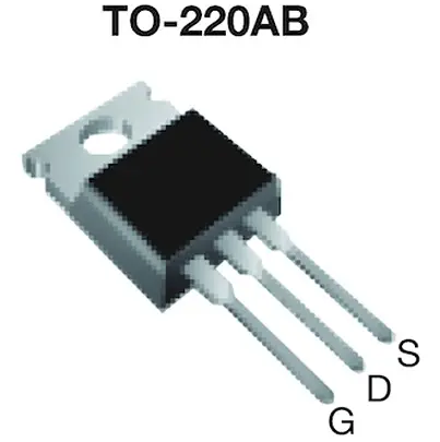 Produktfoto 1 von Vishay EF Series N-Kanal, THT MOSFET 800 V / 8 A, 3-Pin TO-220AB