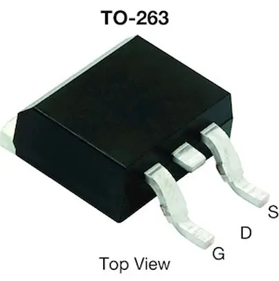 Vishay SUM50010EL N-Kanal, Oberfläche Einfache MOSFETs Erweiterung 60 V / 150 A 375 W, 3-Pin PowerPAK