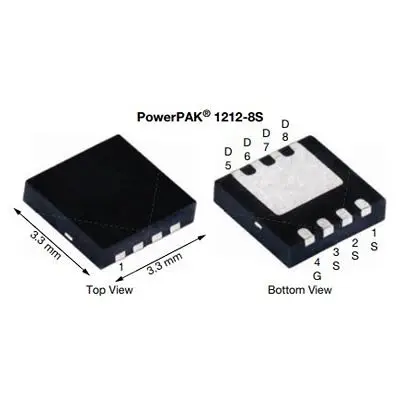 Produktfoto 1 von Vishay SISS5812DN N-Kanal, Oberfläche Einfache MOSFETs Erweiterung 80 V / 42.8 A 44.6 W, 8-Pin PowerPAK