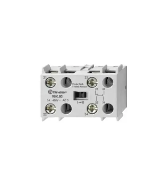 Produktfoto 1 von Finder 6K Schütz 127 V-Spule, 1-polig, 24V / 2 A 127 V 1 Schließer/1 Öffner