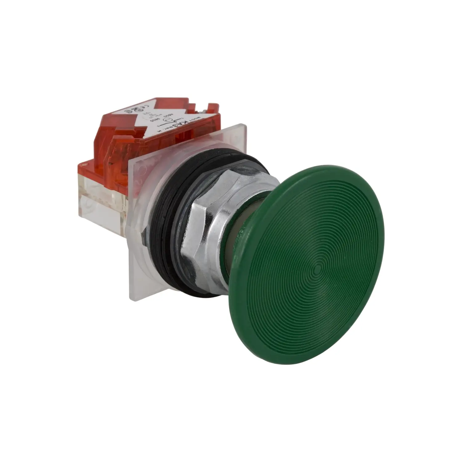 Produktfoto 1 von Schneider Electric 9001 Drucktastenkopf Ø 30 mm, Grün Federrückstellung Rund
