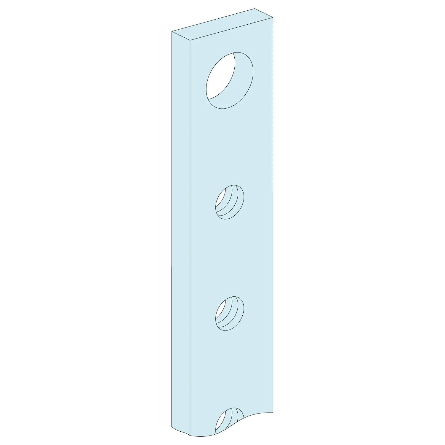 Produktfoto 1 von Schneider Electric Sammelschienenzubehör, für Gehäuse LVS 5 mm 1000 mm 20mm