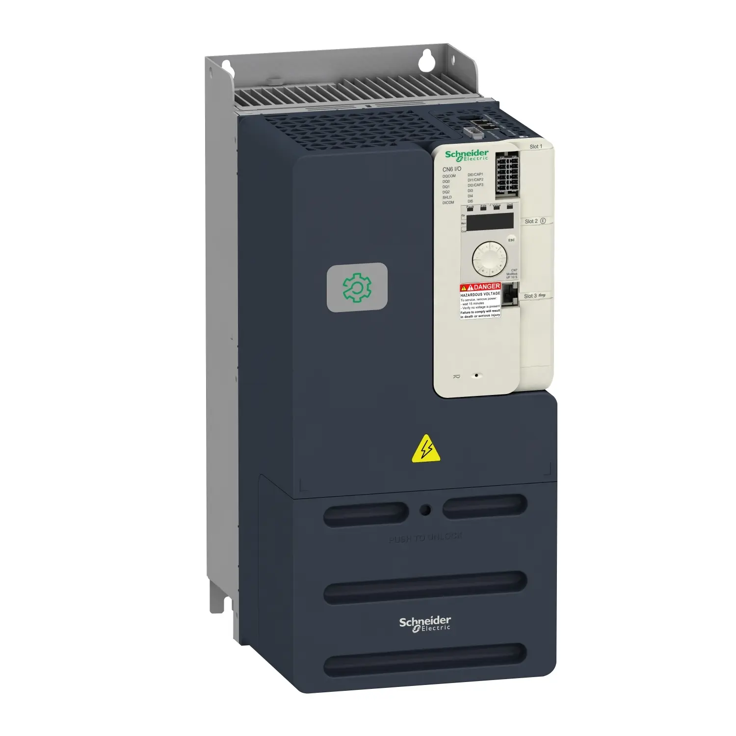 Produktfoto 1 von Schneider Electric Motor-Controller, 3-phasig, 380/480 V, Bewegung-Steuerung / 85 A 9 kW, 150 mm x 55 mm x 170 mm